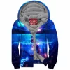 Darkness Zip-Fleece-Hoodie, Fantasy Zip-Fleece-Hoodie, Horror Zip-Fleece-Hoodie