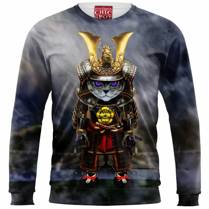 Samurai Evil Cat Sweatshirt