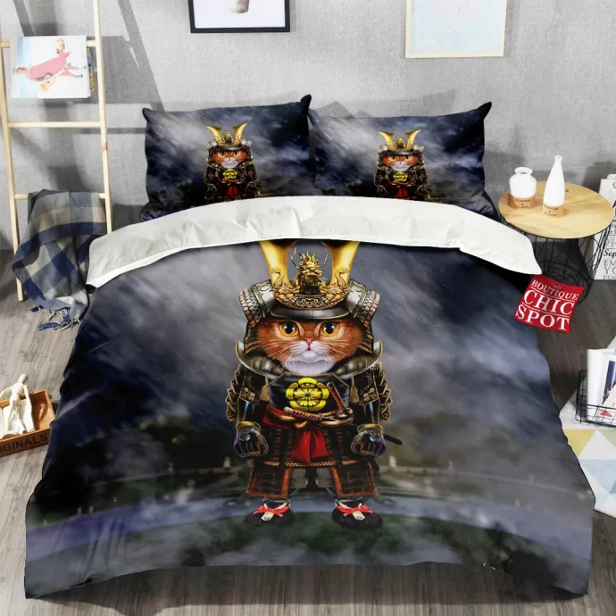 Samurai Cat Bedding Set