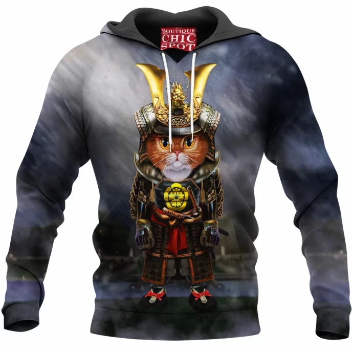 Samurai Cat Hoodie