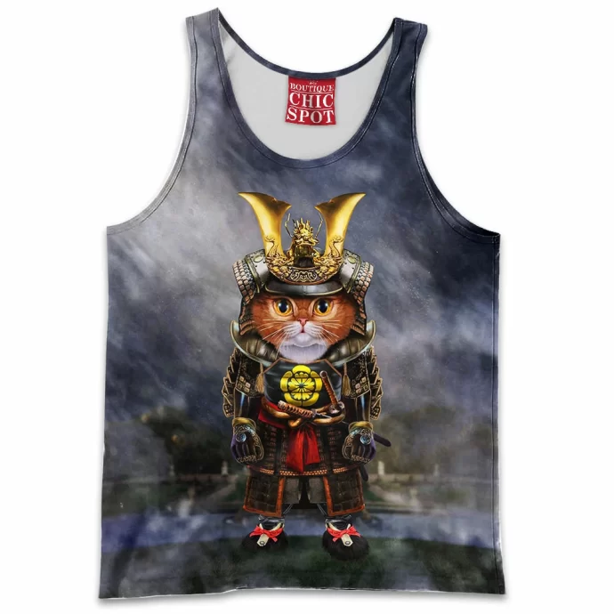 Samurai Cat Tank Top