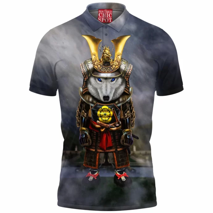 Polar Wolf Samurai Polo Shirt