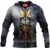 Samurai Zip-Hoodie, Wolf Zip-Hoodie