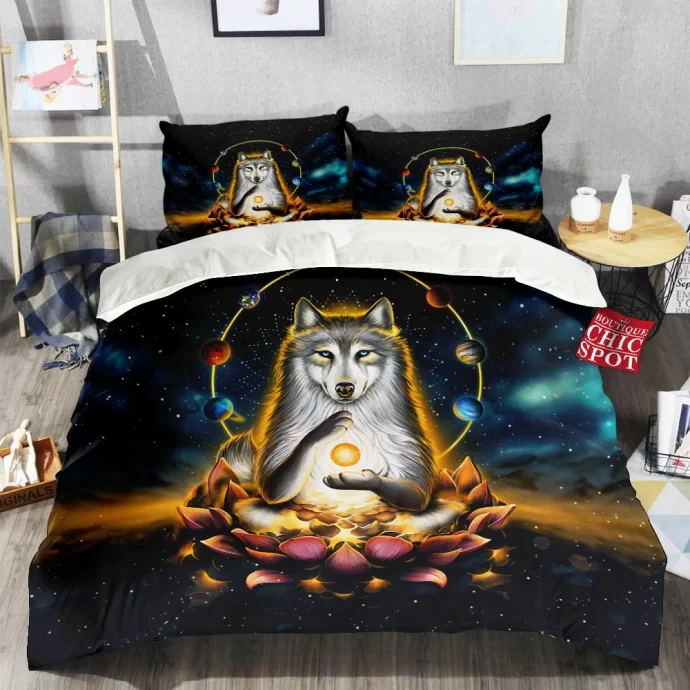 Enlightenment Polar Wolf Bedding Set