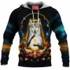 Wolf Fleece-Hoodie