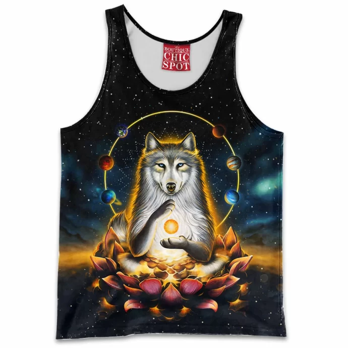 Enlightenment Polar Wolf Tank Top