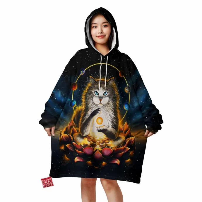 Enlightenment of Ragdoll Blanket Hoodie