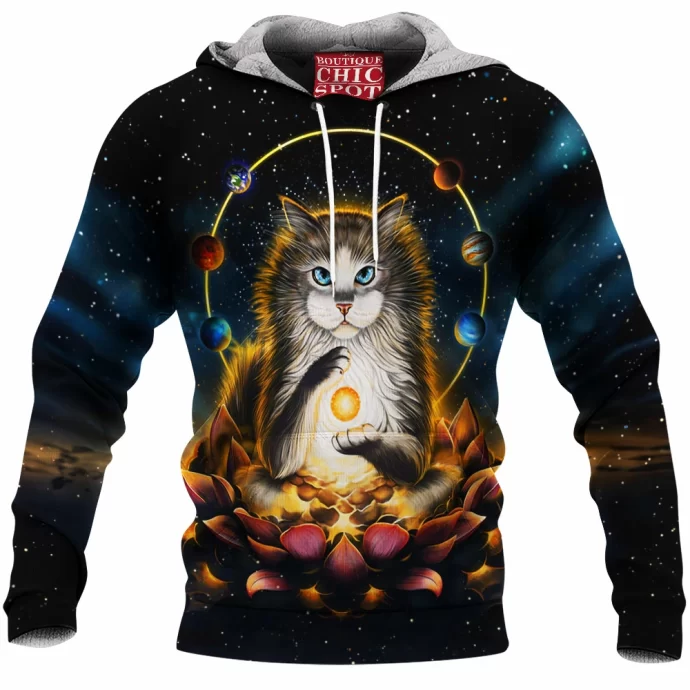 Enlightenment of Ragdoll Fleece Hoodie