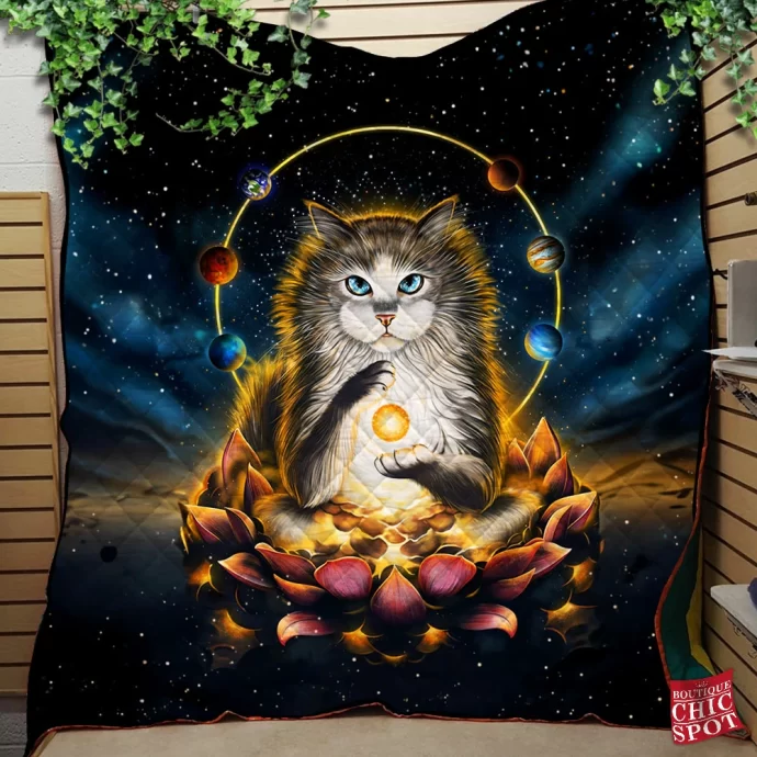 Enlightenment of Ragdoll Quilt Blanket