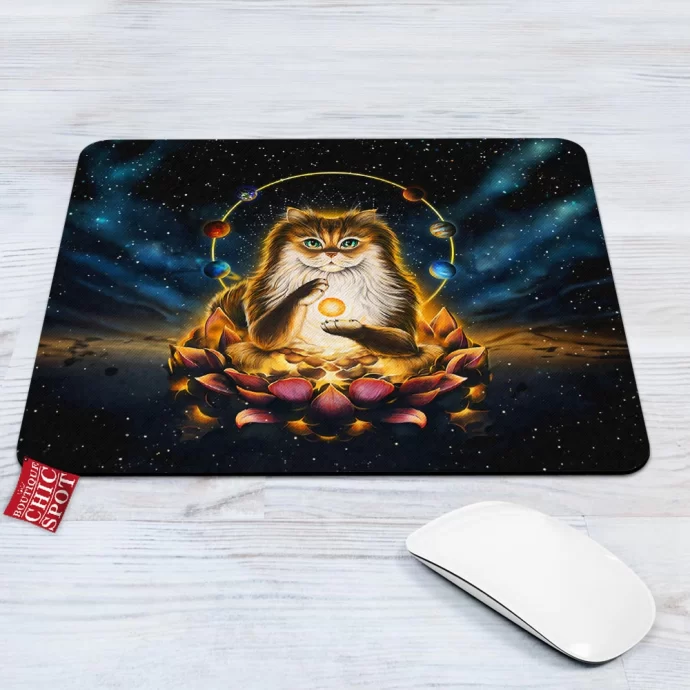 Enlightenment of Cat Mouse Pad