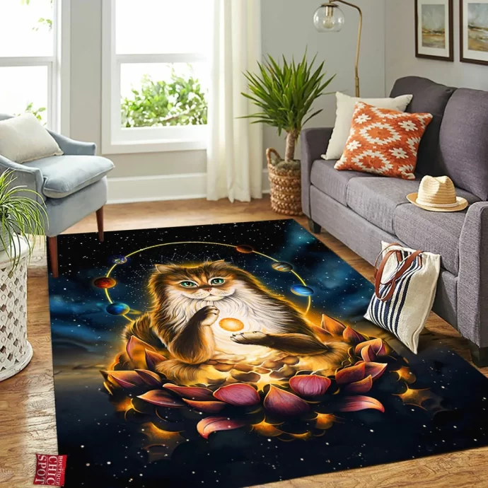 Enlightenment of Cat Rectangle Rug