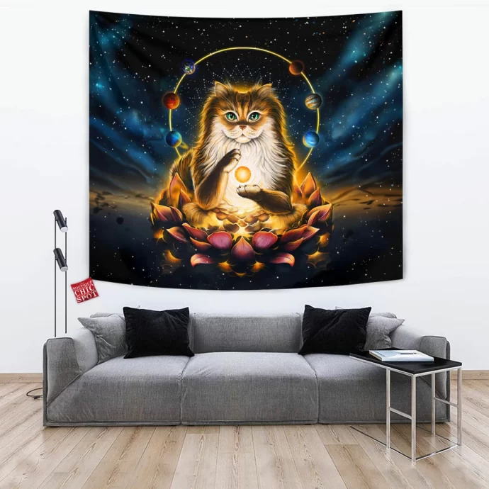 Enlightenment of Cat Tapestry