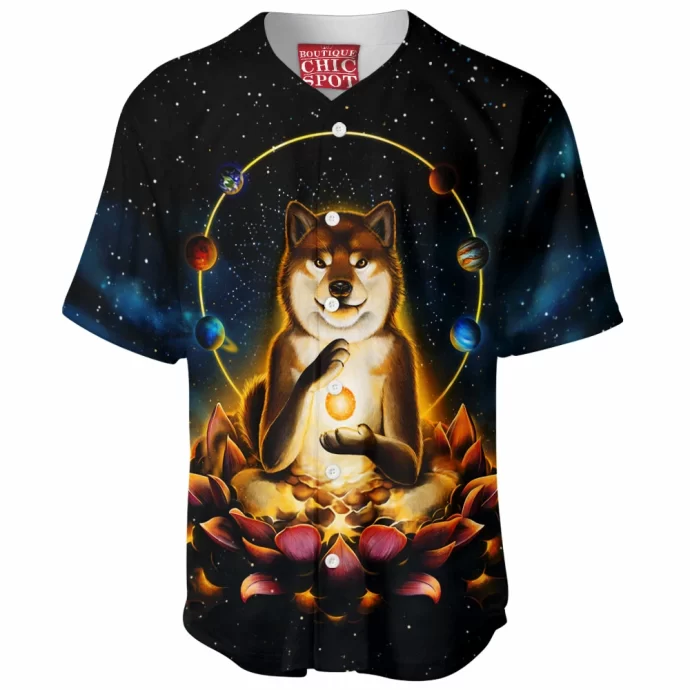 Enlightenment of Shiba Inu Baseball Jersey