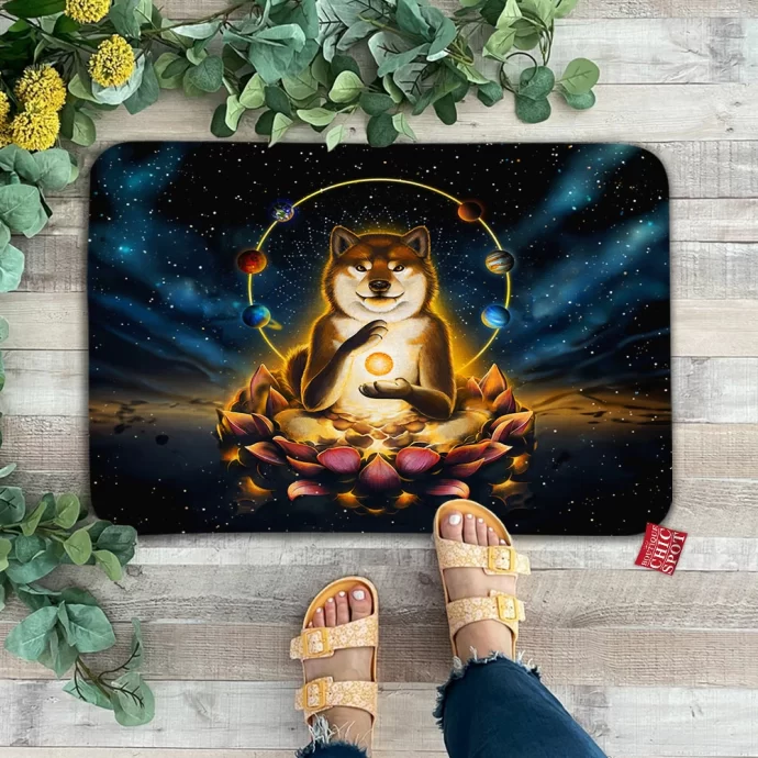 Enlightenment of Shiba Inu Doormat