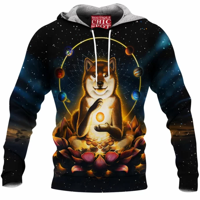 Enlightenment of Shiba Inu Fleece Hoodie