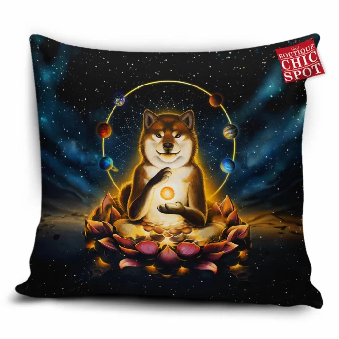 Enlightenment of Shiba Inu Pillow Cover