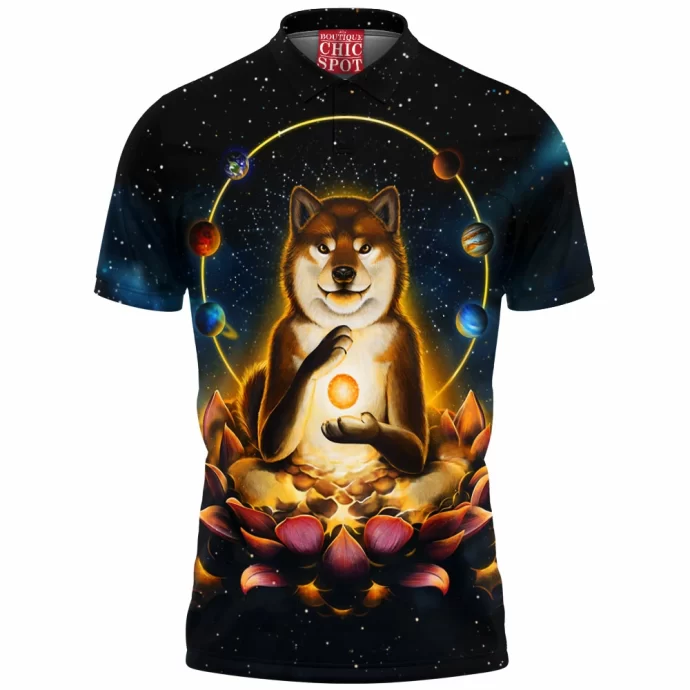 Enlightenment of Shiba Inu Polo Shirt