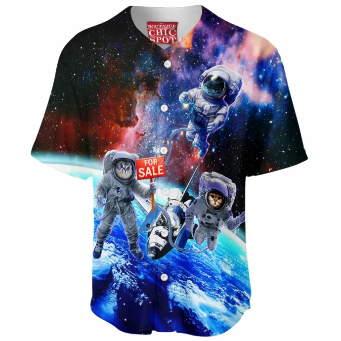 Space Cat Baseball Jersey