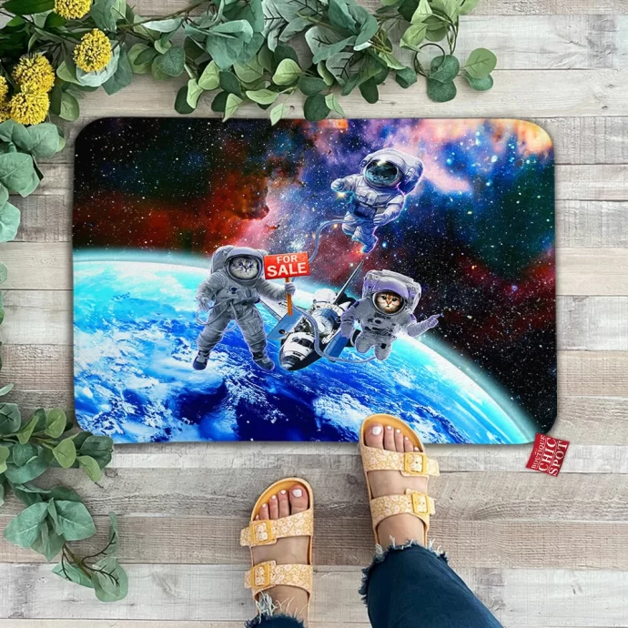 Space Cat Doormat