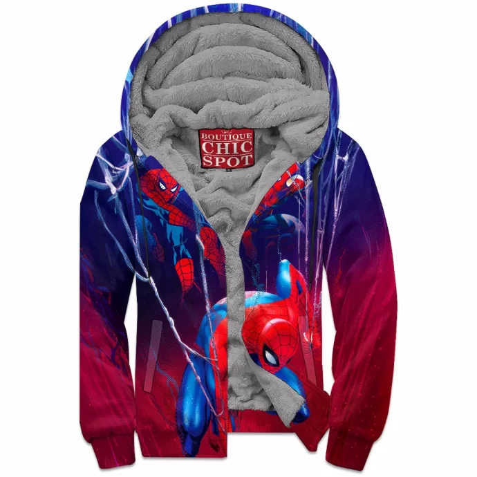 Spider-man Zip Fleece Hoodie