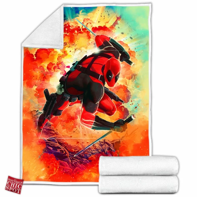 Deadpool Fleece Blanket