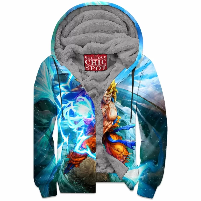 Son Goku Zip Fleece Hoodie