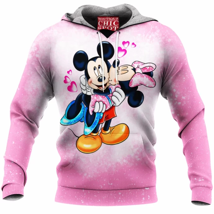 Mickey Mouse Minnie Mouse Fleece Hoodie