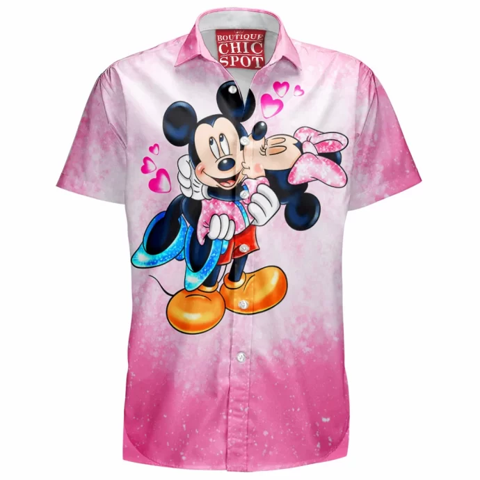 Mickey Mouse Minnie Mouse Hawaiian Shirt