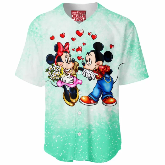 Mickey Mouse Minnie Mouse Baseball Jersey