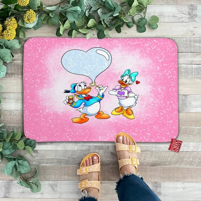 Donald Duck Daisy Duck Doormat