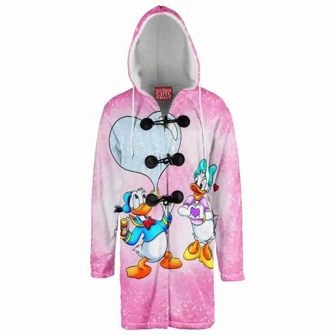 Donald Duck Daisy Duck Hooded Cloak Coat