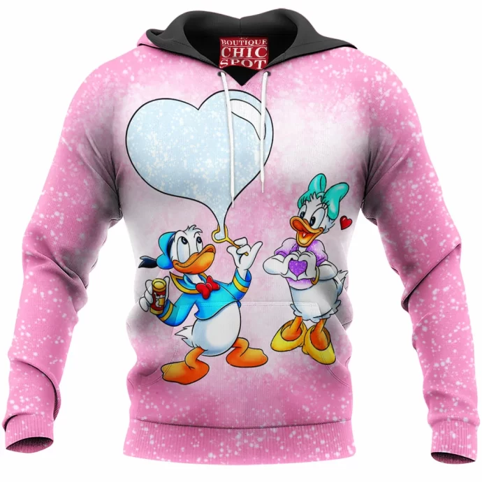 Donald Duck Daisy Duck Hoodie