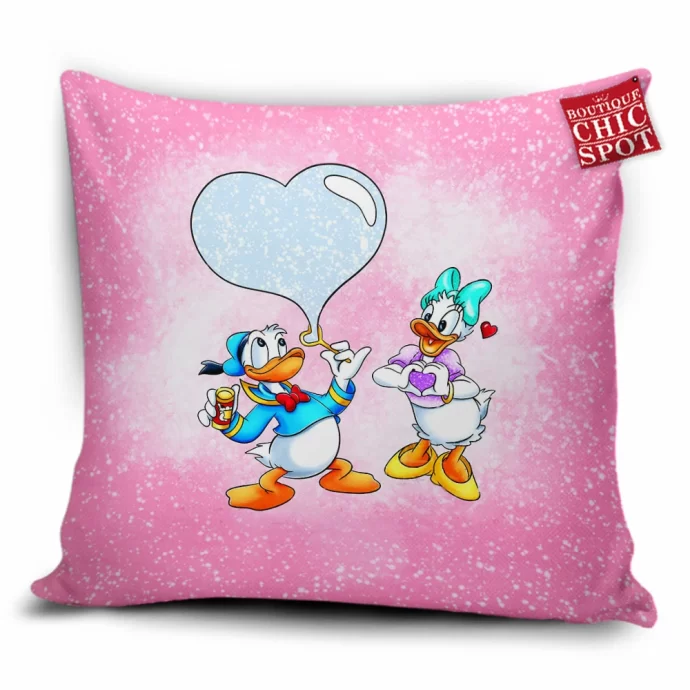 Donald Duck Daisy Duck Pillow Cover