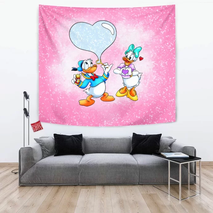 Donald Duck Daisy Duck Tapestry