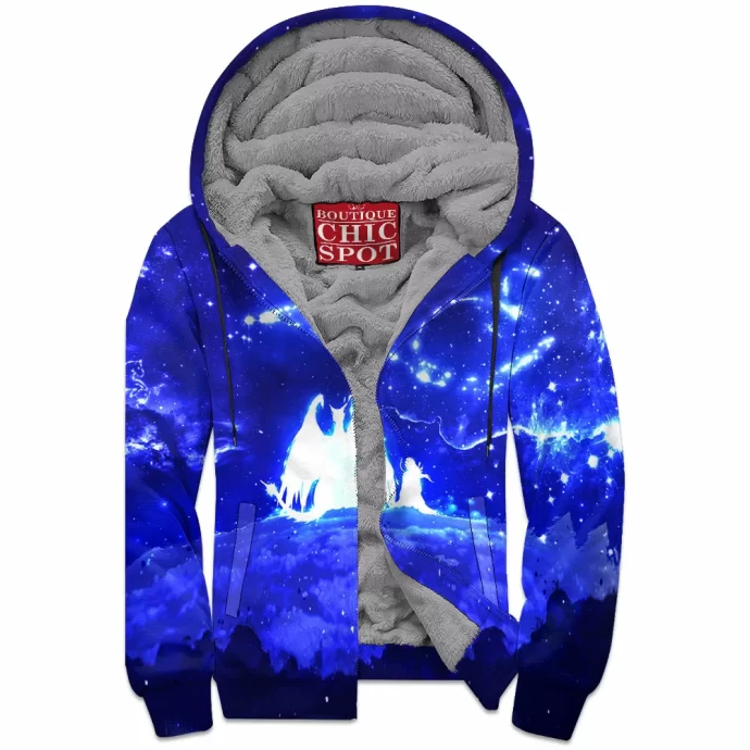 Watching The Ancestors Zip Fleece Hoodie