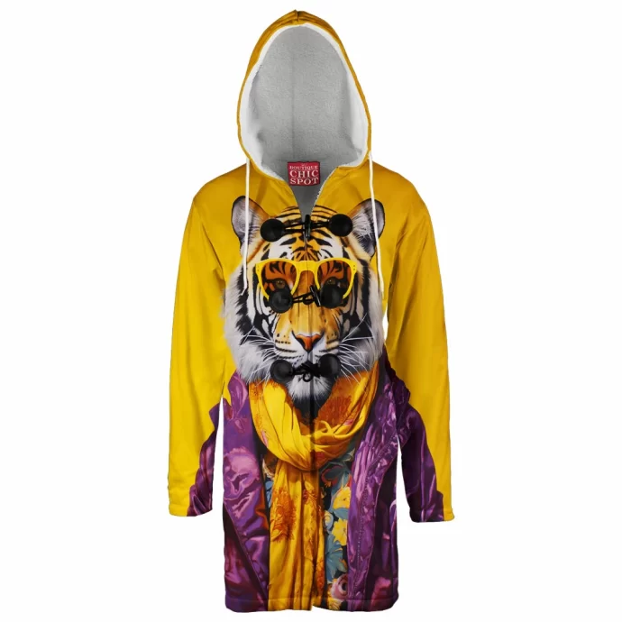 Tiger Hooded Cloak Coat