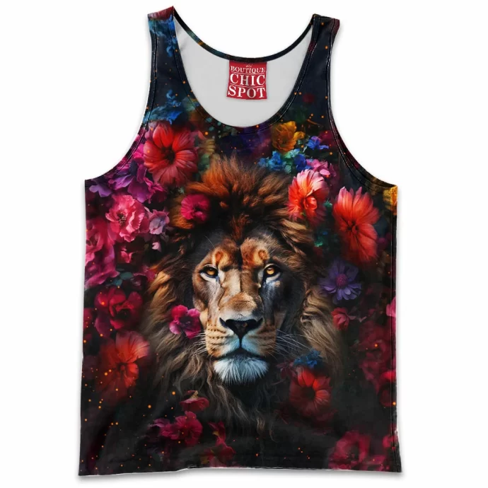 Lion Flowers Tank Top