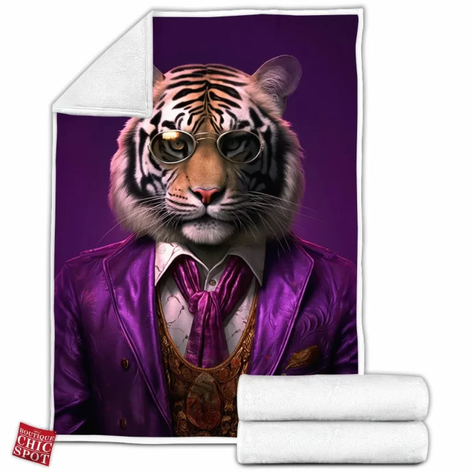 Tiger Fleece Blanket