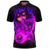 Anime Polo Shirt, Gengar Polo Shirt, Pokemon Polo Shirt