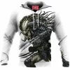 Horror Fleece-Hoodie, Predator Fleece-Hoodie, Sci-Fi Fleece-Hoodie