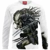 Predator Zip Sweatshirt, Horror Zip Sweatshirt