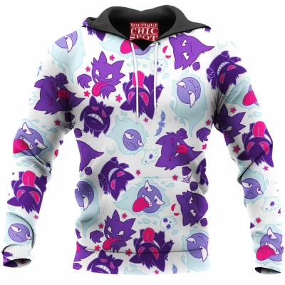 Anime Hoodie, Ghost Pokemon Hoodie