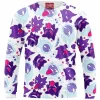Anime Zip Sweatshirt, Ghost Pokemon Zip Sweatshirt