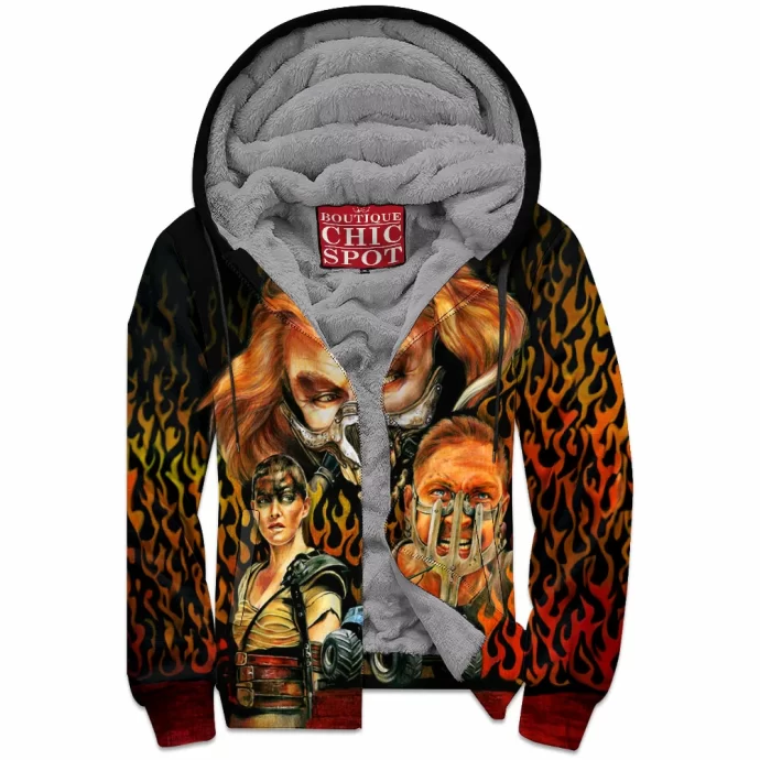 Mad Max Fury Road Zip Fleece Hoodie