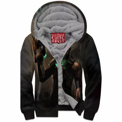 Dead Space Zip-Fleece-Hoodie, Game Zip-Fleece-Hoodie