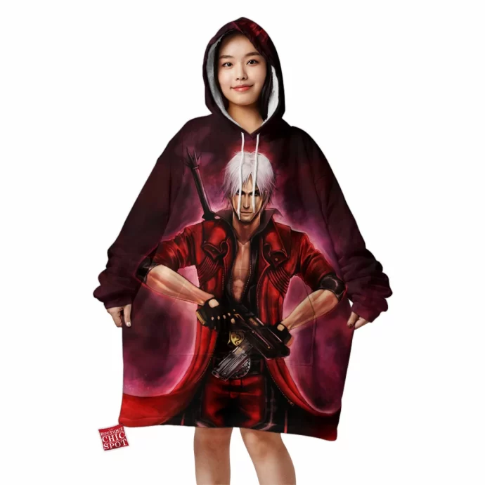 Dante The Devil Slayer Blanket Hoodie