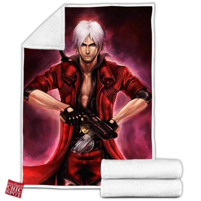 Dante The Devil Slayer Fleece Blanket