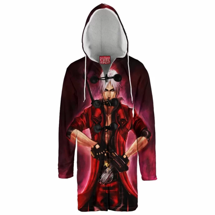 Dante The Devil Slayer Hooded Cloak Coat