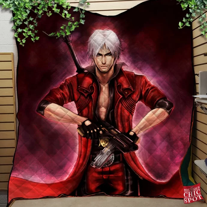 Dante The Devil Slayer Quilt Blanket