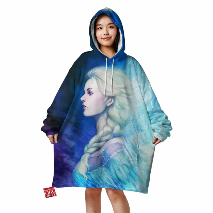 Frozen Queen Elsa Blanket Hoodie